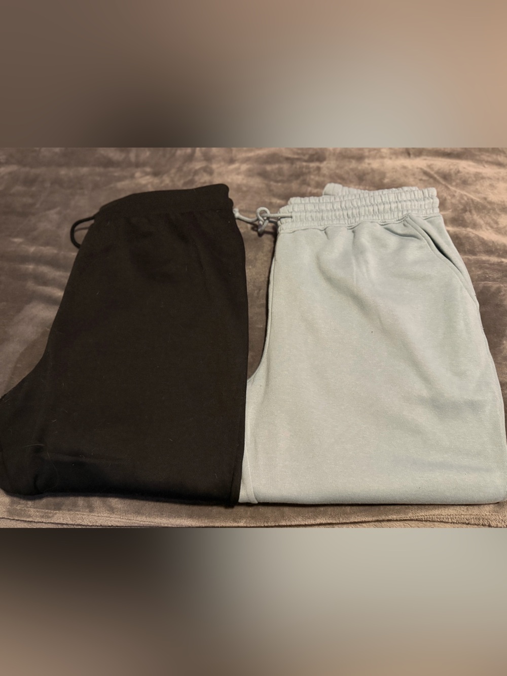 Primark Women's Black and Light Gray Track Joggers Set